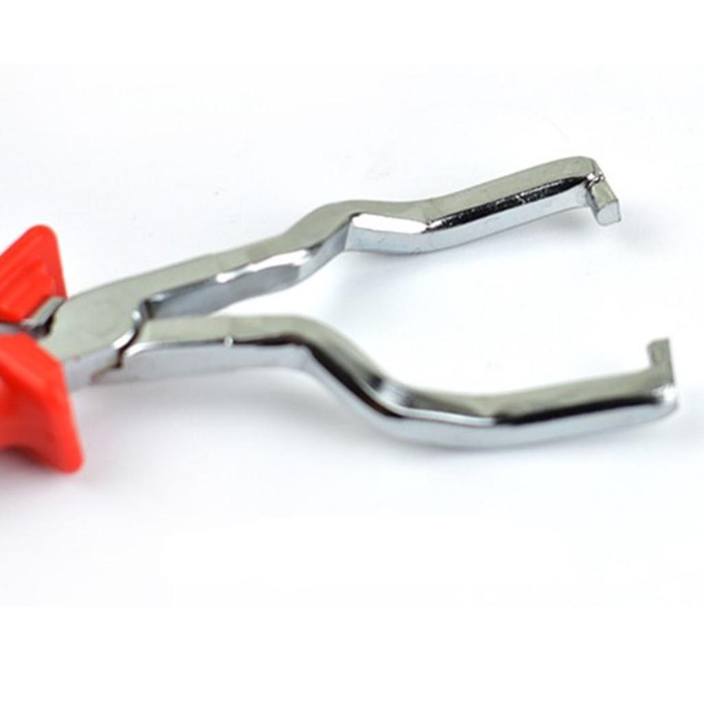 Fuel Line Pliers Steel Comfortable Rubber Handle Fuel Filter Quick Connector Removal Tool for Automo