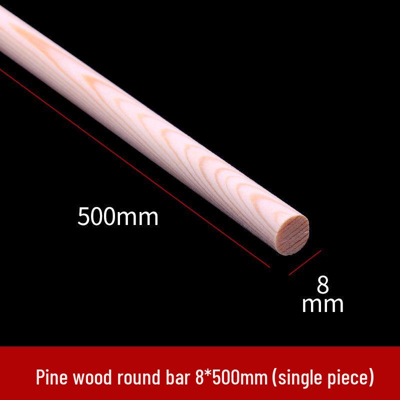 Round Pine Wood Stick for DIY Crafts and Models