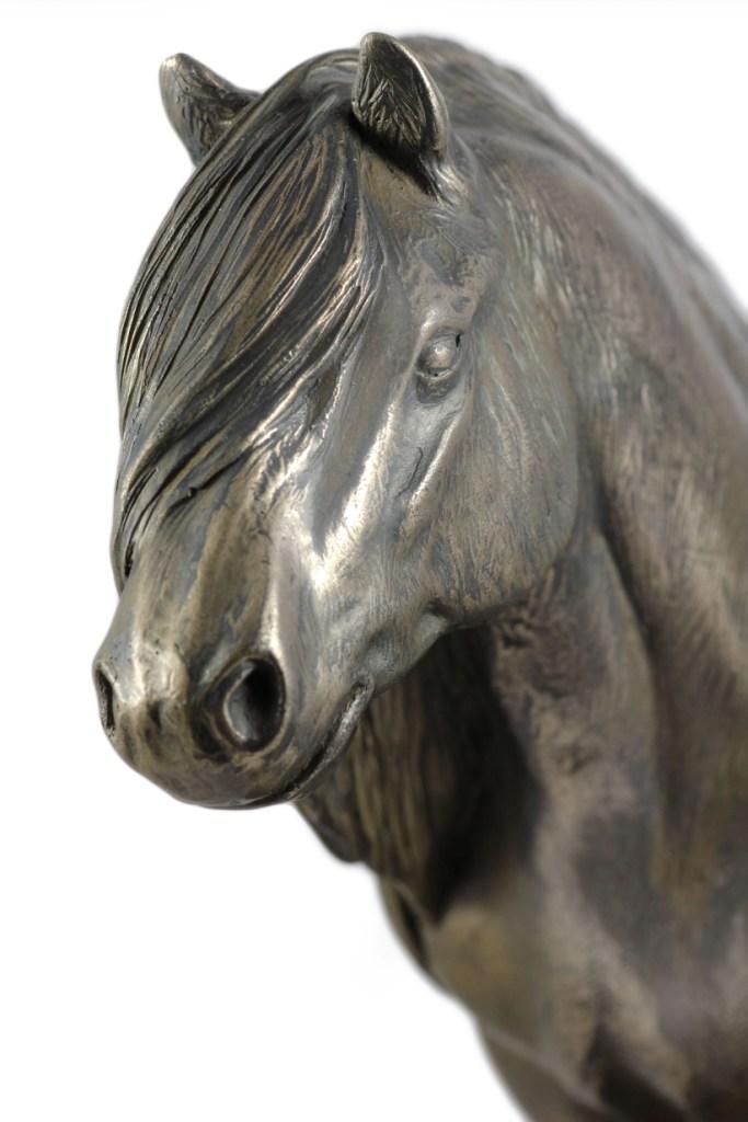 Koń Rasy Fell Pony - Ogier - Statuetka Z Koniem, Sylwetka Konia Na Drewnie, Prestiżowa Nagroda W Konkursie Marki Art-Dog