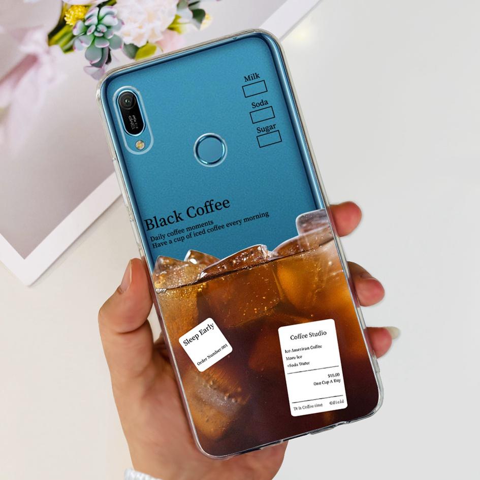 For Huawei Y6 2019 Case Y6 Pro 2019 Back Cover Popular Butterfly Astronaut Soft Silicone Phone Case For Huawei Y6s Y 6 2019 Capa