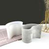 Candle Holder Resin Mold,Cement Gypsum Flower Pot Silicone Molds Epoxy Resin Casting Molds for DIY Jewelry Storage Box