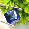 17.00 Cts Natural Blue Sapphire Emerald  Shape Loose Gemstone Certified Cut