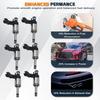 PANGOLIN 12638530 FJ994 Fuel Injector 6PCS for 2009-2011 Buick Enclave, for 2010-2011 Lacrosse, for 2010 Allure, for 2008-2011 Cadillac CTS STS, for