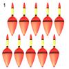 10Pcs Olive Shape Fish Float Bobber Buoy Fishing Tackle Tool Gear Accessories
