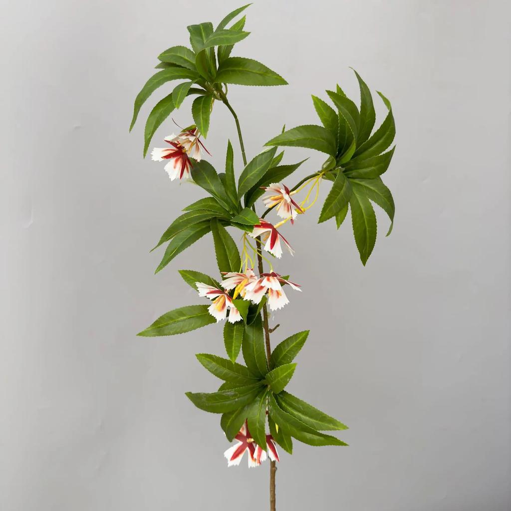 4Pcs Fake Green Plants of Banyan Leaves Home Decoration Artificial Plants Garden Wedding Landscape Background Flower Arrangement