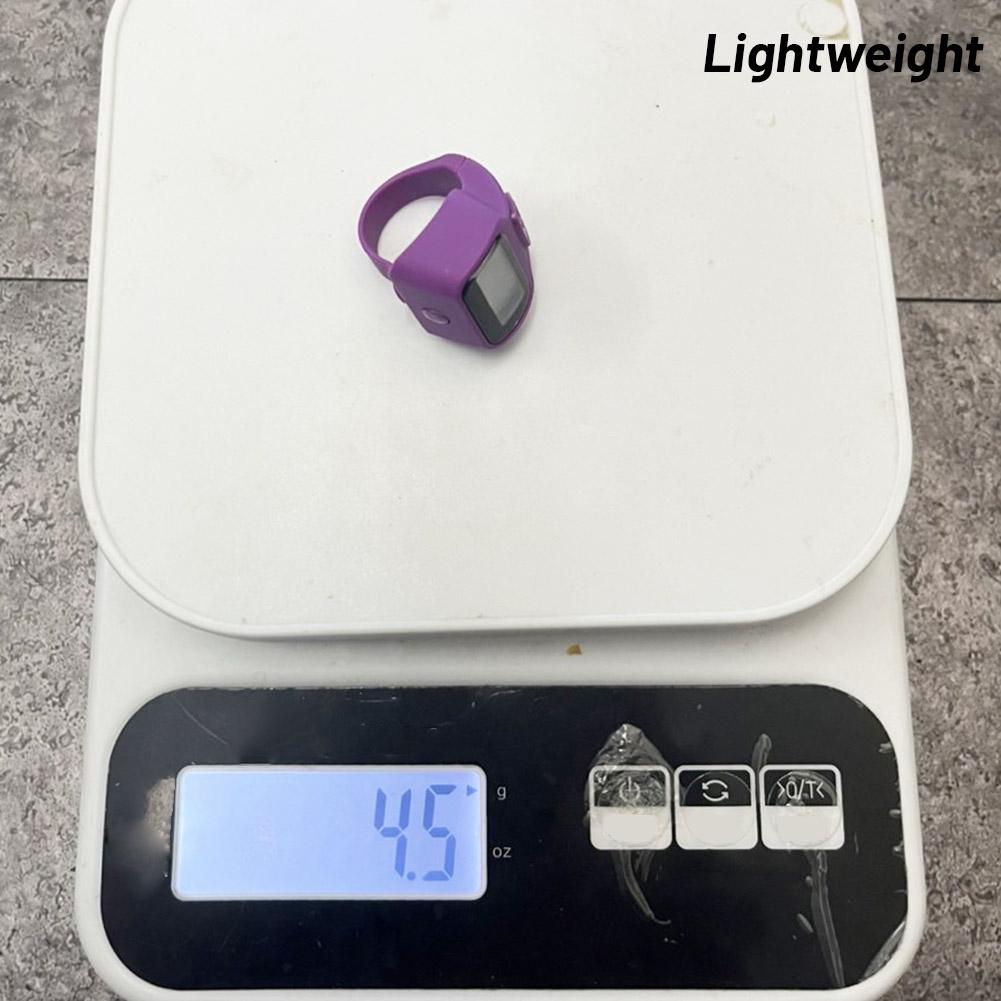 NEW Digital Prayer Counter Electronic Smart Ring Counter Digital Display Prayer Time Reminder Rechargeable Ring With LED Screen