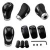 Universal 5/6 Speed Black Car Manual Gear Stick Shift Knob Shifter Lever Head