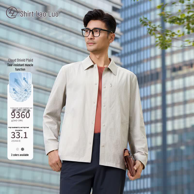 

Men s Tear-Resistant Breathable Shirt Jacket 54