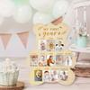 Hangable First Year Display Photo Board Wood Newborn Growth Record Album  Heartwarming Gift