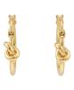 Alleun Silver 925 Bold Knot One-Touch Silver Earrings