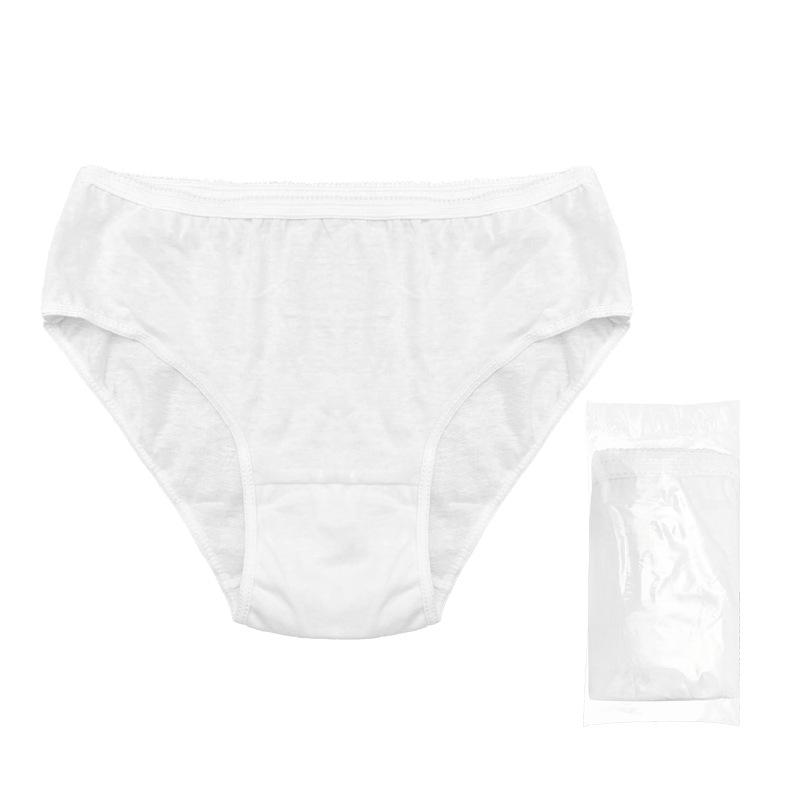 

Стерилизованные одноразовые хлопковые трусы-треугольники для женщин - Идеальны для пляжа, плавания, путешествий и деловых поездок. M (below 90 lbs)