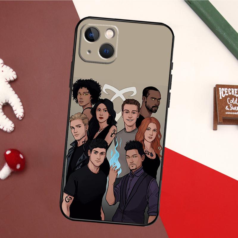 Shadowhunters Case For iPhone 16 15 14 13 12 Mini 11 Pro Max X XR XS 7 8 Plus Soft Bumper Cover