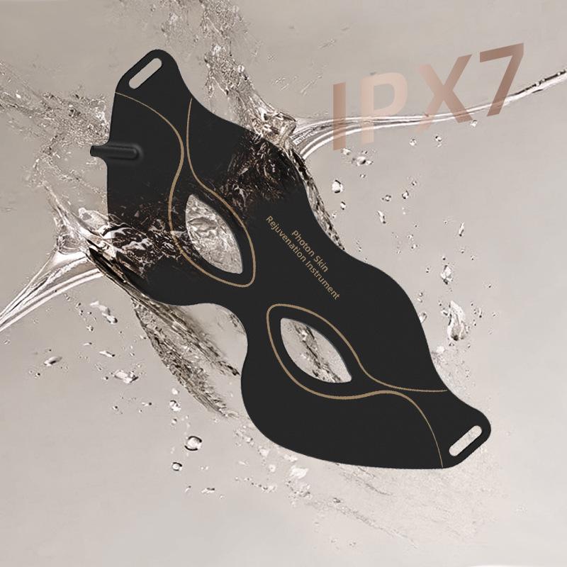 Ultra-Thin LED Eye Massager & Photon Beauty Device with Silicone Mask Chinese Manual