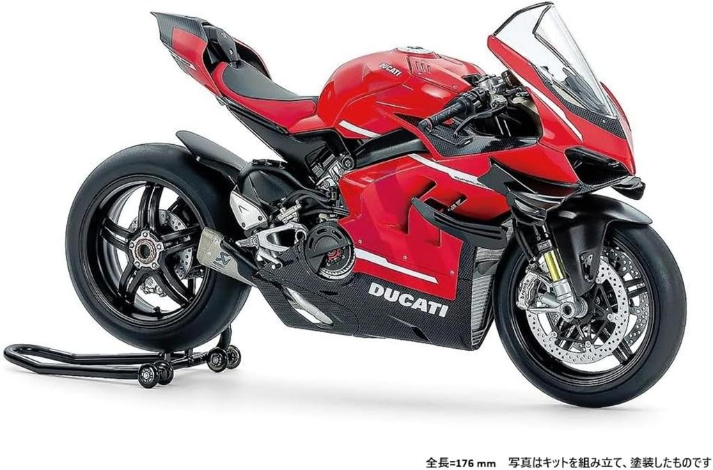 Tamiya Motorcycle Series 143 Ducati Superleggera V4 with Racing Kit Plastic Model Kit 14143 1/12 No. (Motorcycle)