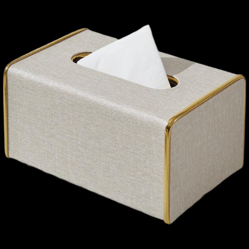 Yisanwei Leather Desktop Tissue Box