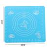 Silicone Kitchen Flour Rolling Pastry Rolling Mat Baking Mat Kneading Dough Pad Bakeware Liners