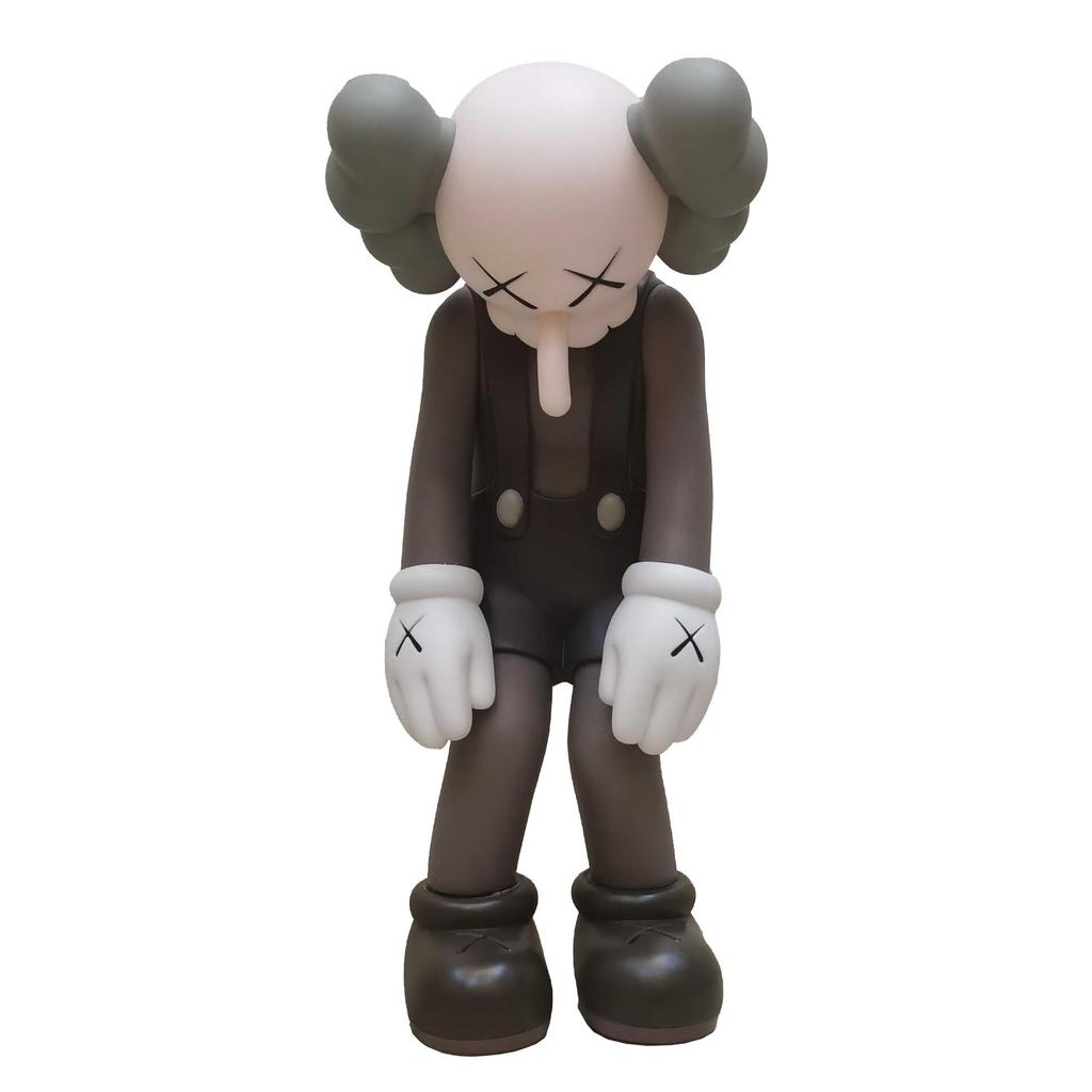 Kaws Semi-Dissected Bear Figure Ornament - Trendy Decorative Toy for Living Room Collection Gift