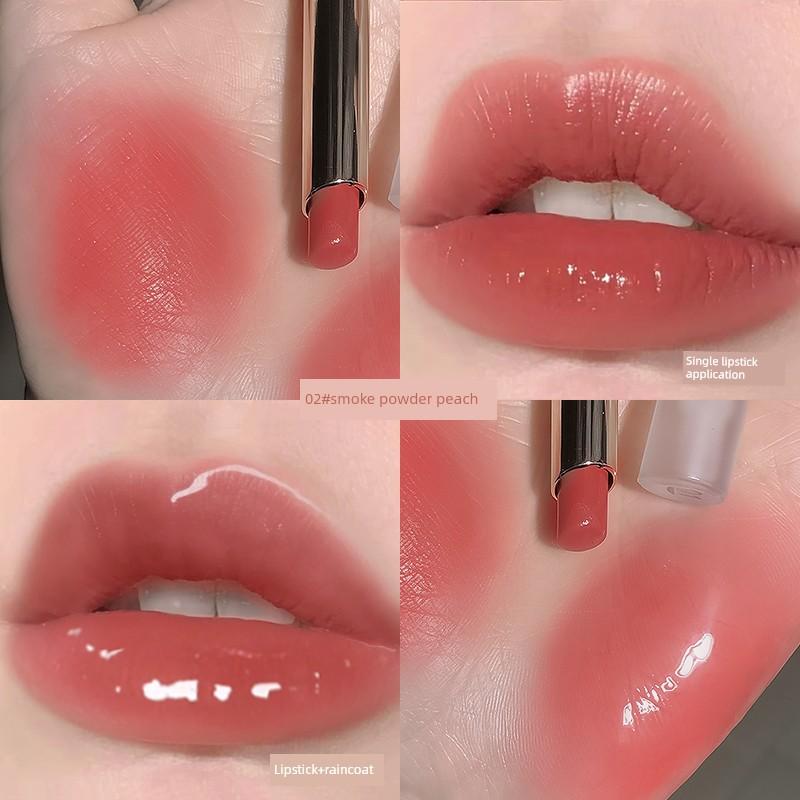 Maxfine Double-Ended Lip Gloss Genuine Product, Waterproof Lipstick That Doesn'T Fade, Doesn'T Stick to Cups, Long-Lasting and Non-Transferable
