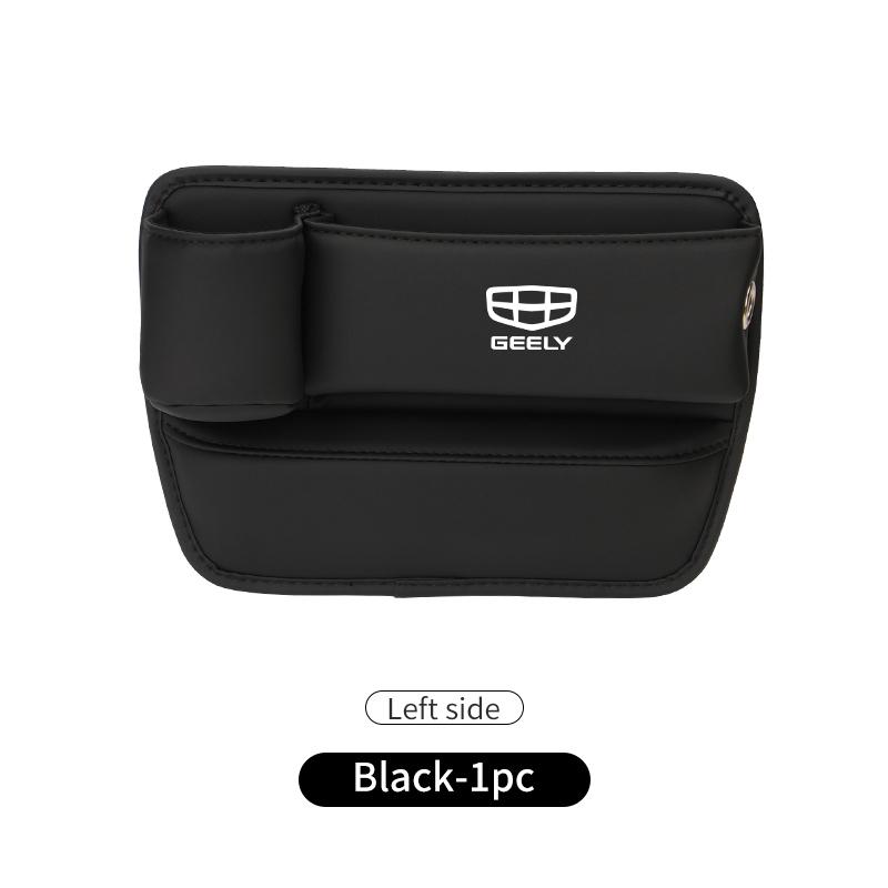 Leather Car Seat Gap Filler Organizer Console Crevice Storage Box For Geely Atlas pro Tugella Emgrand ec7 Coolray Geometry c gc9