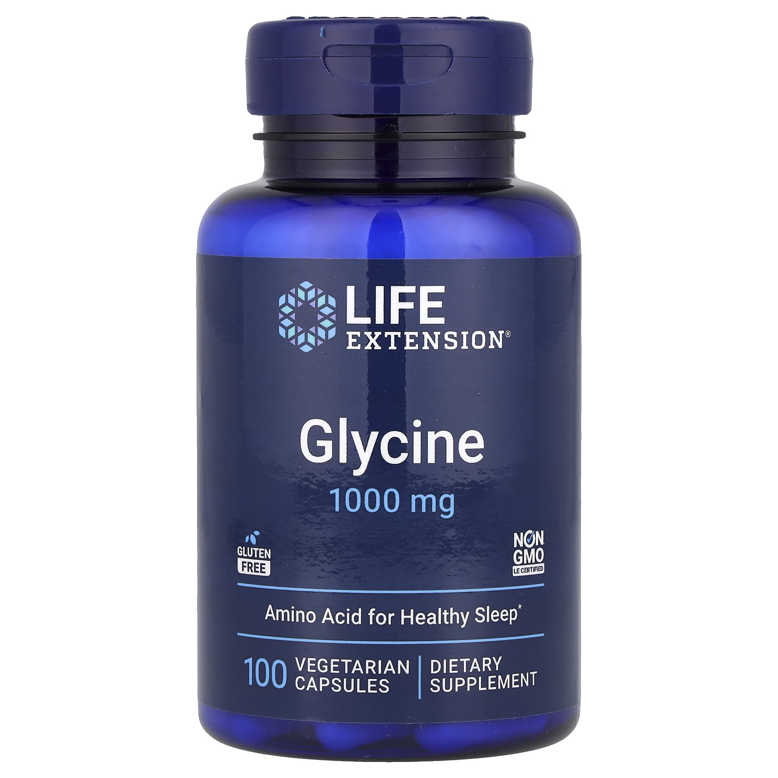 

Glycine, 1,000Mg, 100 Veggie Caps