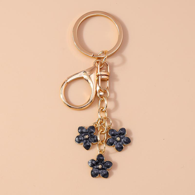 Niedlicher Emaille Sonnenblumen Schlüsselanhänger Frauen Mädchen Blume Schlüsselanhänger Anhänger für Handtaschen Deko DIY Handgefertigter Schmuck Geschenke