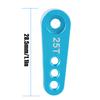 Aluminum Alloy RC Steering Servo Half Arm Horn 28.5mm 25T for   1Celsius10 Truck (Blue)