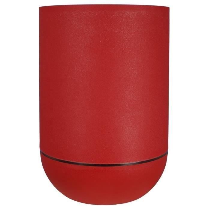 Bac à fleurs - RISS - RIVIERA GRANIT TULIPE - Plastique - Diamètre 50 cm - Rouge