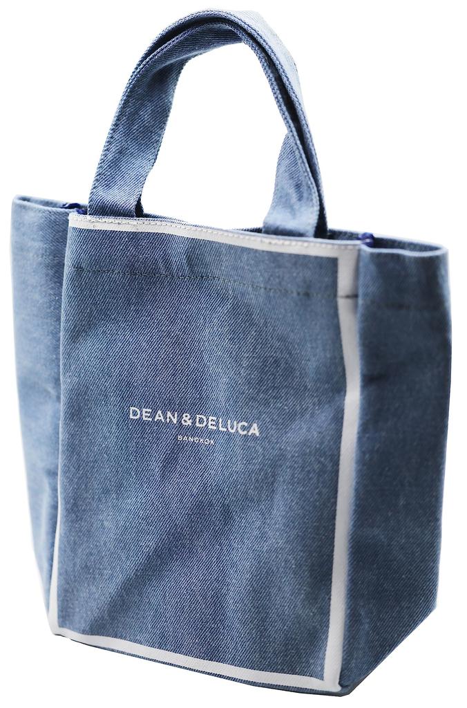 Dean & Deluca D&D Thailand Bangkok Limited Edition Cloudy Denim Tote Bag, XS [Parallel Import]