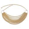 Stylish Multi Tiered Chain Waist Jewelry Sturdy Metal Designs Belt For Fashion Enthusiasts And Casual Outfits