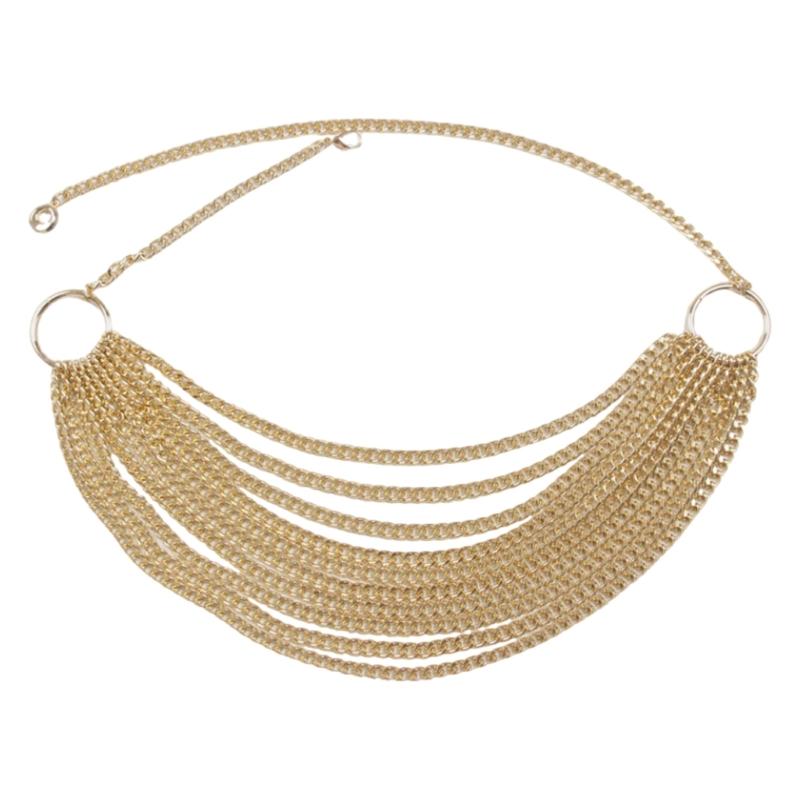 

Layered Thick Chain Belt For Women Adjustable Length Adds A Touch To Any Outfit Suitable For Various Occasions 1