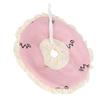 Small Pet Elizabeth Collar Protective Circle Nursing Ring for Guinea Pig Rabbit Sugar Glider Pink L Size
