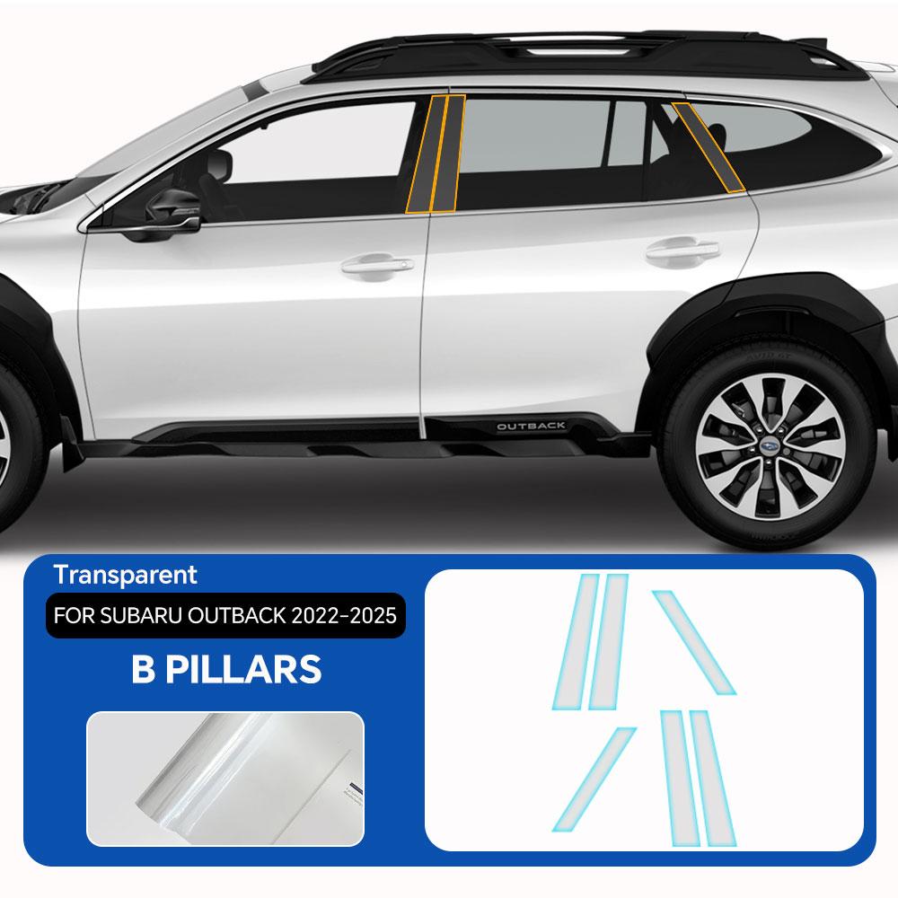

For Subaru Outback -2025 Pre-cut Car Exterior Headlight Rearview B Pillars PPF Transparent Protective Film TPU Anti-Scratch Transparent Film