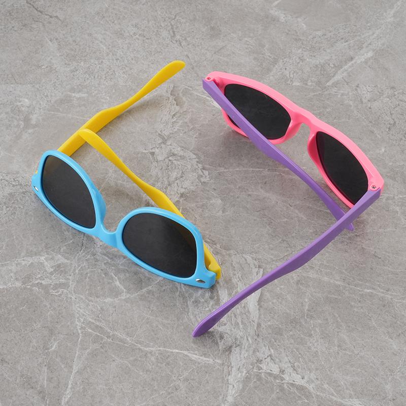 2024 Children's Color Blocked Sunglasses for Boys and Girls, UV Resistant Sunglasses for Babies, Summer Sunshade Glasses