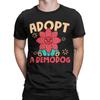 Dog Lover Funny Adopt A Demodog T Shirt Summer  Cotton T Shirts For Couple Leisure Casual Tee Shirt Short Sleeve Y2K Funny Tops
