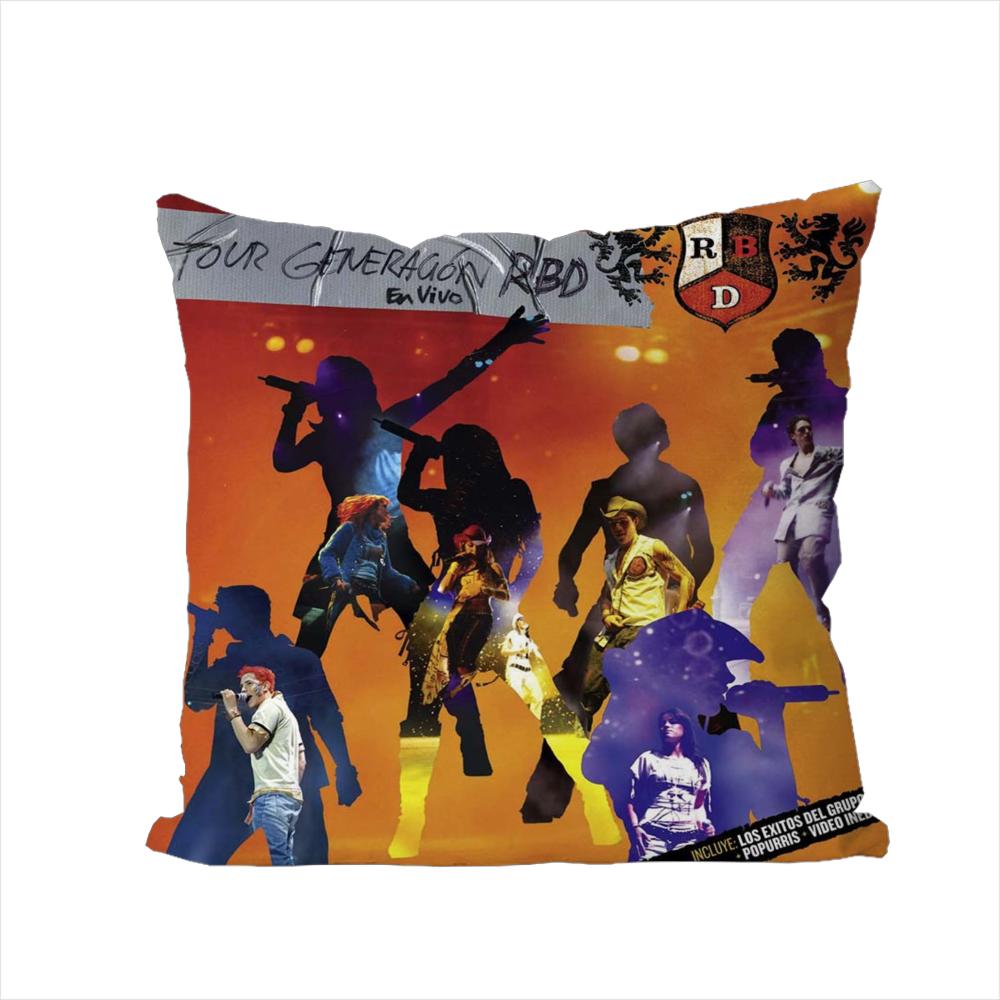 

Band RBD Autumn Pillow Case For Car Sofa Decorative Home Doublesided Print Plush Square Throw Pillow Cushion Cover 30x30cm