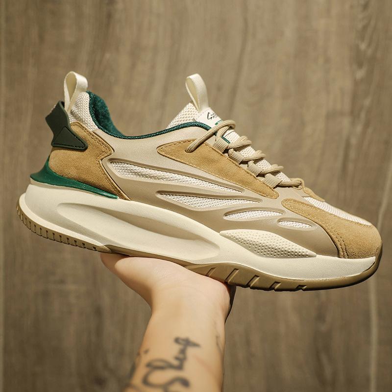 Men's Shoes  New Spring Outdoor Sneakers Trendy Versatile Retro Daddy Shoes Platform Casual Shoes for Men