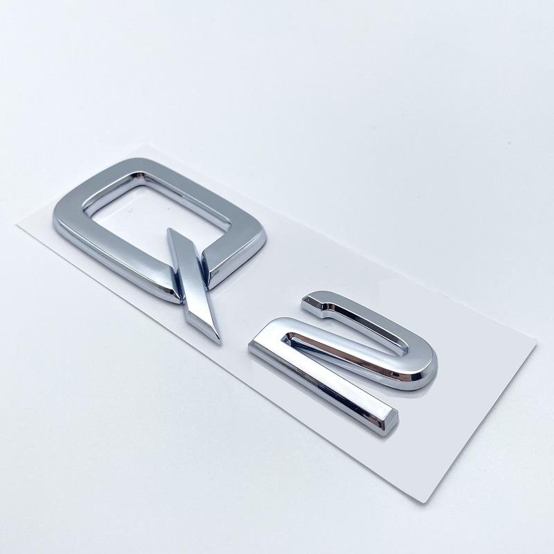 3D Letters Numbers Emblem for Audi A3 A4 A5 A6 A7 A8 Q2 Q3 Q5 Q7 Car Trunk Lid Nameplate Badge Logo Sticker Chrome Glossy Black