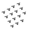 15Pcs Plastic Solar Panel Rainwater Drainage Clip Photovoltaic Panel Water Drain Clips Mud Removal Clip Easy to Install