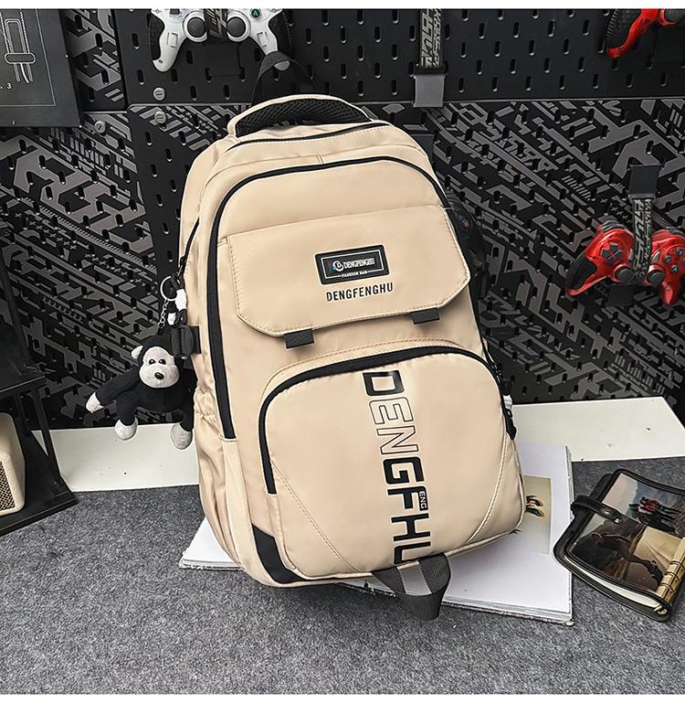 Schoolbag Korean ins new high-value niche set trendy cool backpack couple light travel mountaineering large-capacity backpack