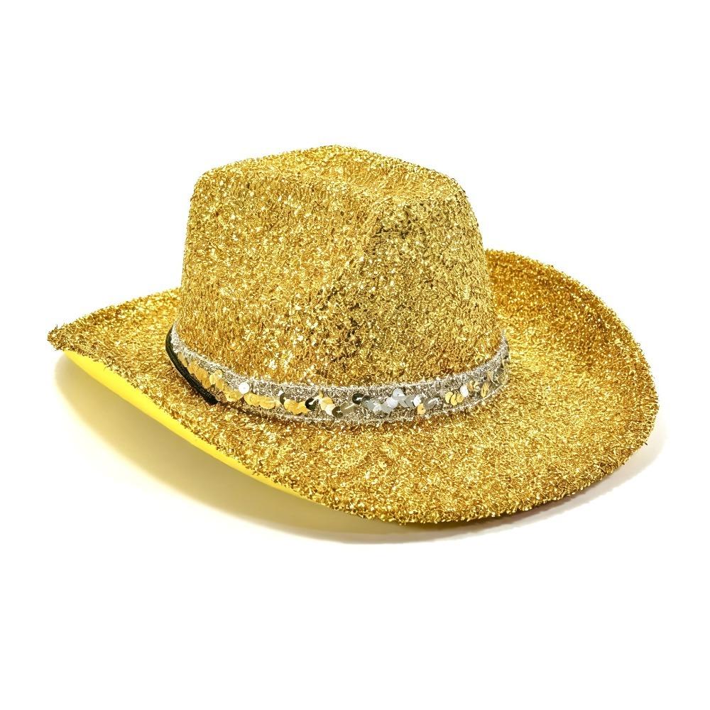 Unisex Sequin Bowler Hat Solid Color Fedoras Hat Cool Jazz Hat Halloween Party