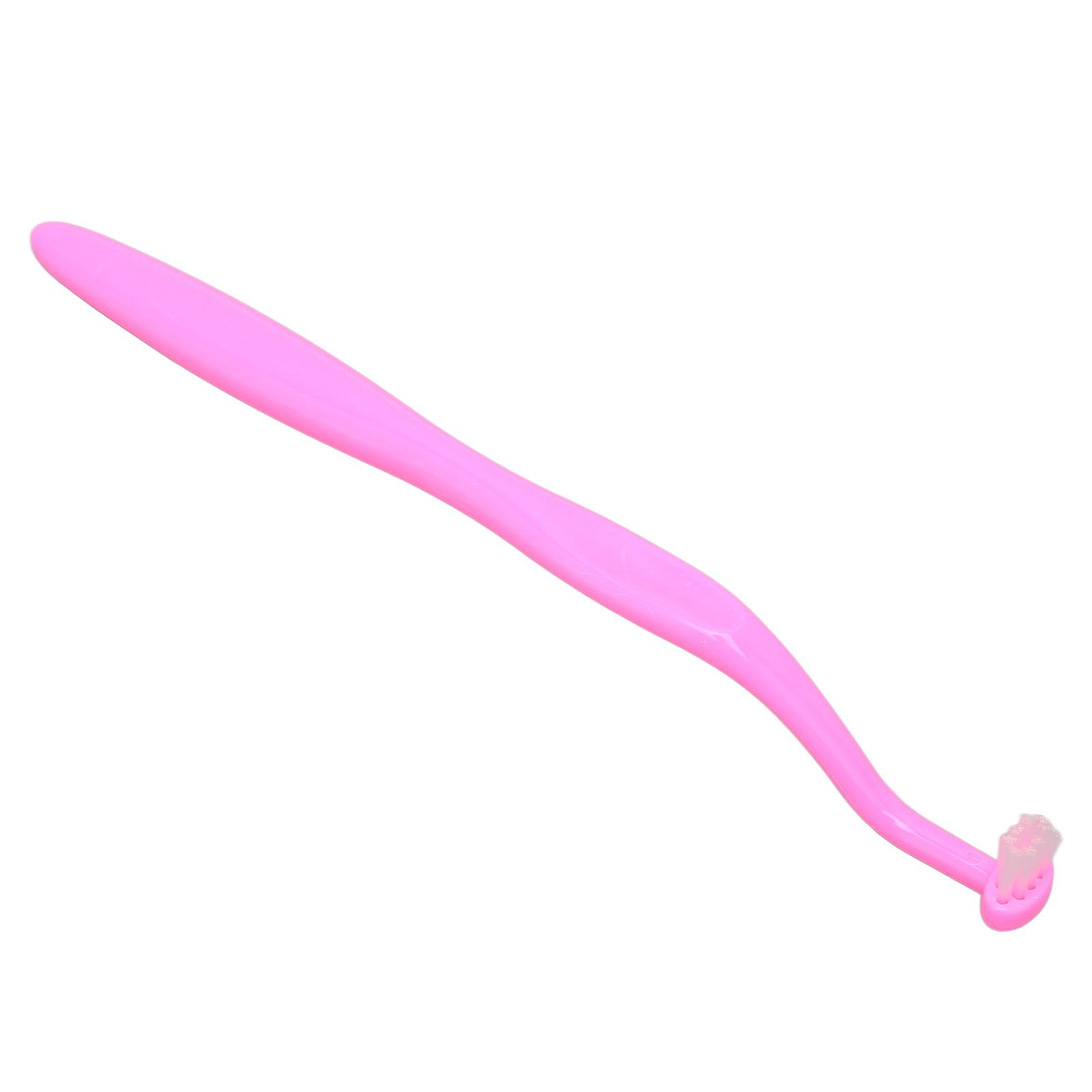 

Межзубная щетка с мягкой головкой, профессиональная портативная щетка для чистки ортодонтических брекетов для полости рта розовый