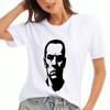 Embrace Darkness Ladies Cotton T Shirt,Pure Cotton Premium Print,Durable And Stylish,Demon Man Dark Style,Express Personality,Unique Design,Casual Fas