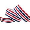 (20 Yards/Los) 1 '' (25 mm) Schwarz-Weiß gestreiftes Ripsband bedruckte Geschenkverpackungs-Dekorationsbänder