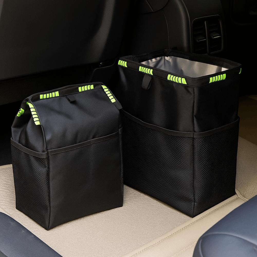 Waterproof Hanging Litter Bag Leak Proof Garbage Storage Car Accessories Car Waste Bins  Rear Seat