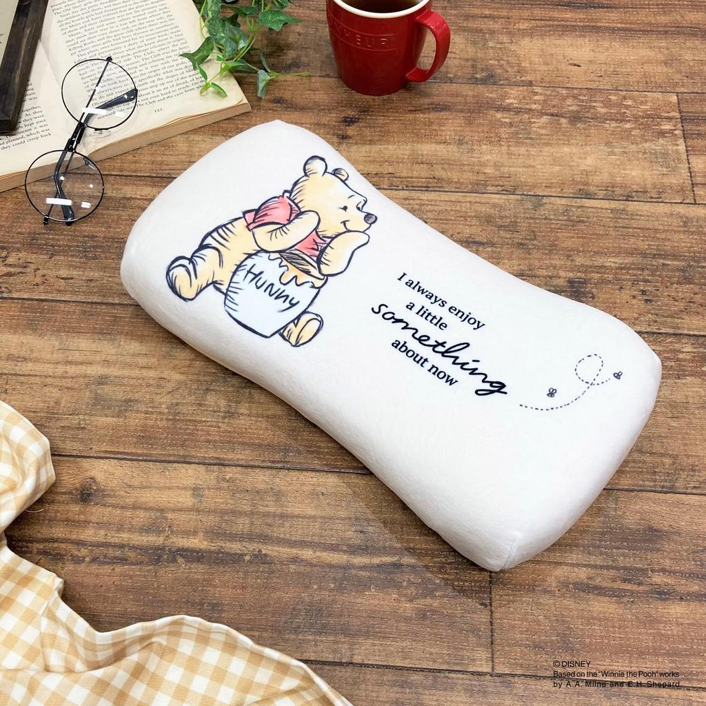 MORIPiLO Morishita Memory Foam Pillow Winnie the Pooh 15x30cm Waist Rest Back Support Stuffed Toy Cushion Disney Character Goods Orange 4621180