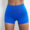 Plain Color High-Stretch Yoga Shorts - Soft, Three-Quarter Length Base Layer