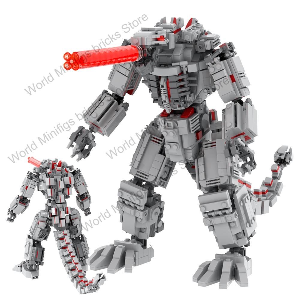 MOC Gaint Monster Bricks 1000 Pcs Anime Movie Figures Chainsaw Demon Robot Compatible Building Blocks Toys For Children Adult 3D
