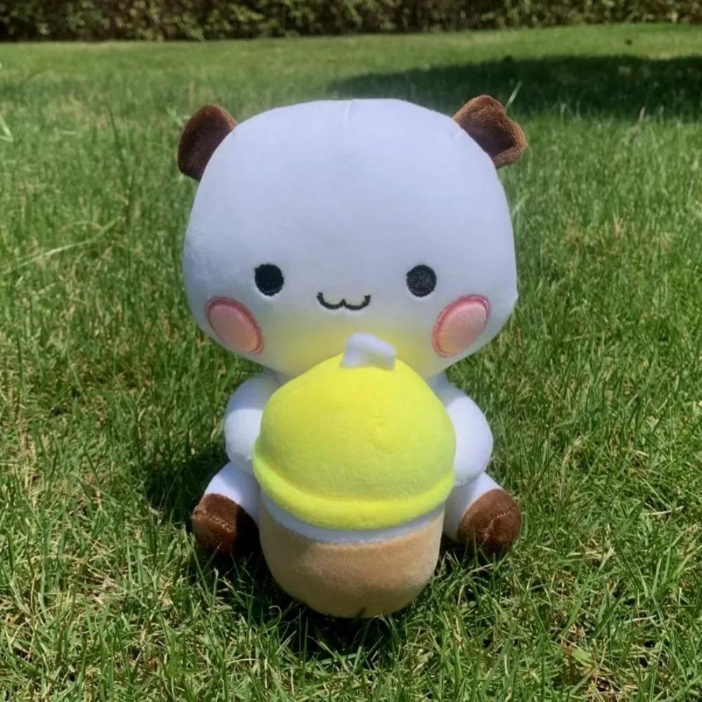 Muñecos de Oso Panda Yier Lindos Juguetes de Peluche Bubu Dudu Encantador Dibujo Animado Relleno Suave Peluches Decoración del Hogar para Regalo de Novia