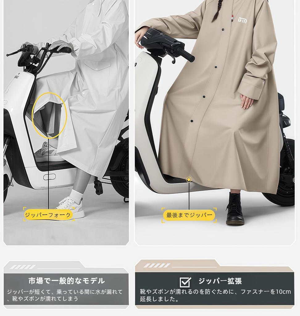 YOUMMY Long Perfect for and Heavy and Perfect for Rainy Perfect for Outdoor Disaster and Includes Pockets and Storage Bag for Unisex Size Women's