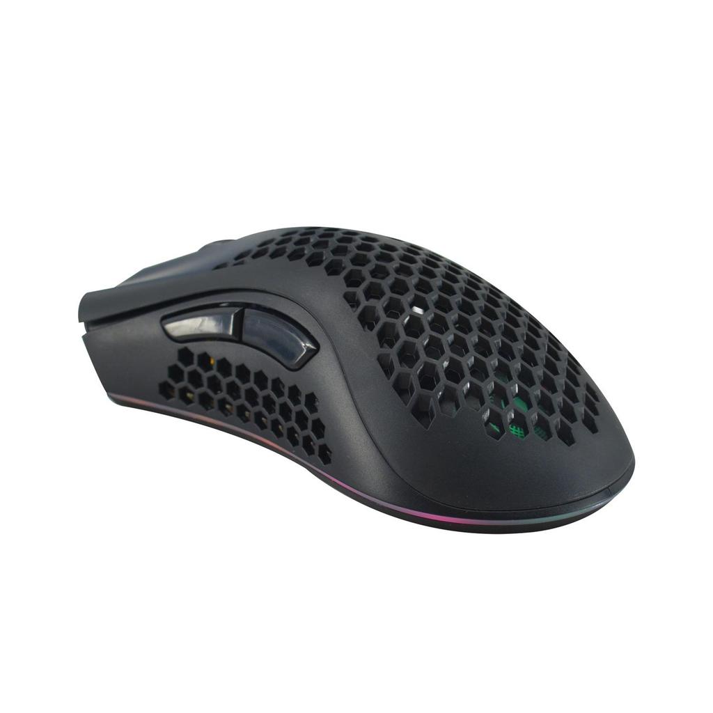 Wireless RGB Honeycomb Gaming Mouse – Ergonomic Design for Office and Gaming